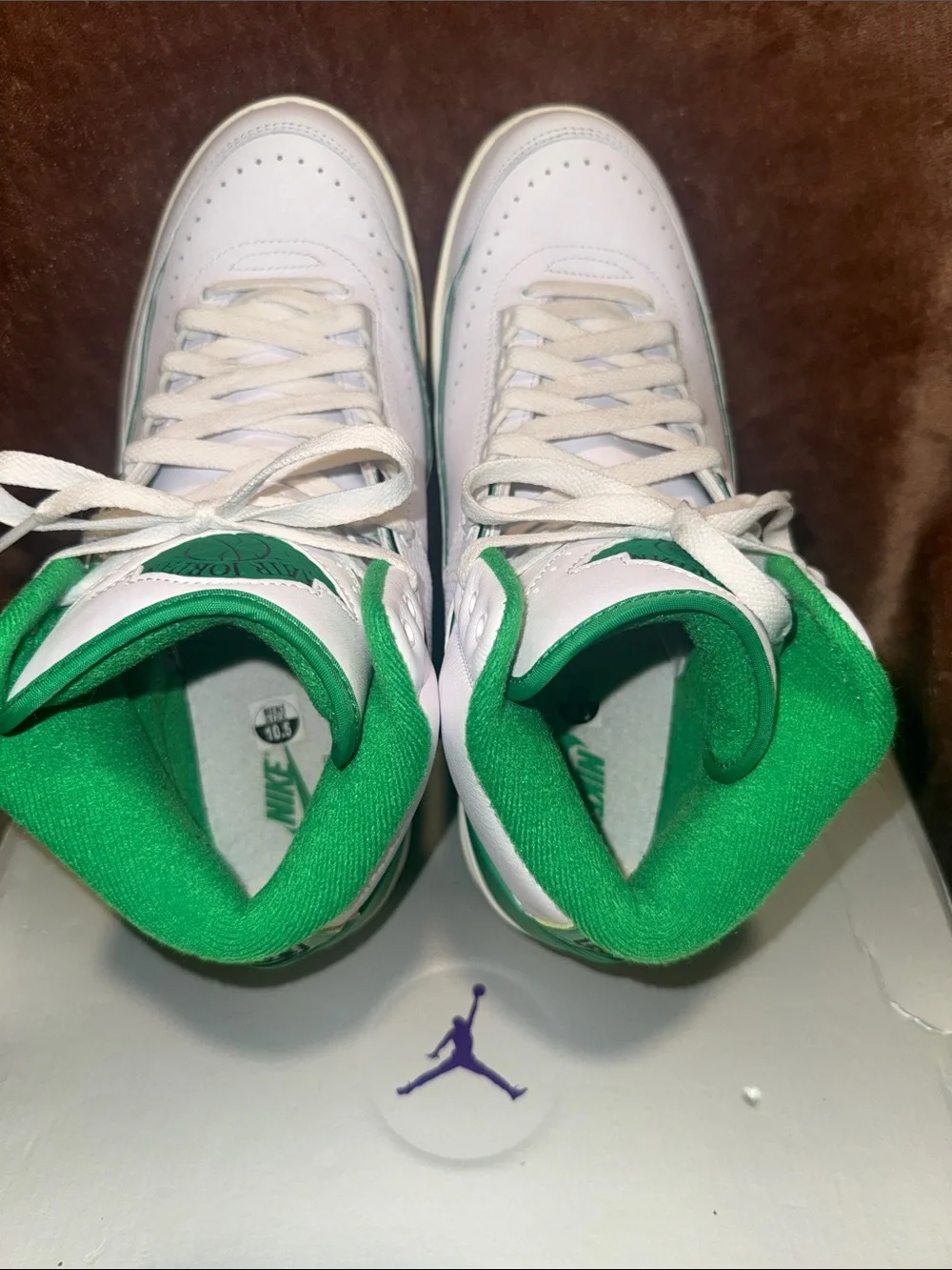 Air Jordan Retro 2 White Green